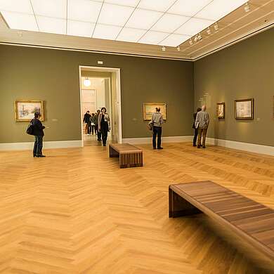 Besucher im Museum Barberini
