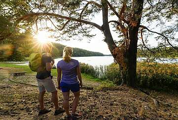 Wanderer am Roofensee