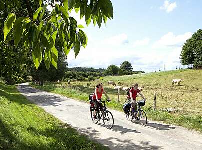 Radler in der Uckermark